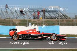 Max Chilton (GBR) Marussia F1 Team MR02. 05.02.2013. Formula One Testing, Day One, Jerez, Spain.