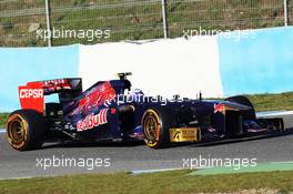 Daniel Ricciardo (AUS) Scuderia Toro Rosso STR8. 05.02.2013. Formula One Testing, Day One, Jerez, Spain.