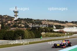 Mark Webber (AUS) Red Bull Racing RB9. 05.02.2013. Formula One Testing, Day One, Jerez, Spain.