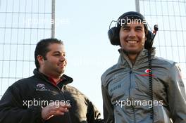 Sergio Perez (MEX) McLaren. 05.02.2013. Formula One Testing, Day One, Jerez, Spain.