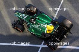 Giedo van der Garde (NLD) Caterham CT03. 05.02.2013. Formula One Testing, Day One, Jerez, Spain.