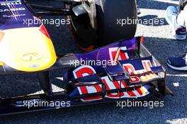Red Bull Racing RB9 front wing. 05.02.2013. Formula One Testing, Day One, Jerez, Spain.