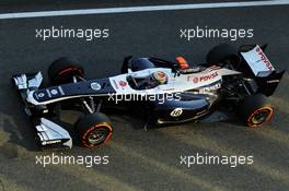 Pastor Maldonado (VEN) Williams FW34. 05.02.2013. Formula One Testing, Day One, Jerez, Spain.