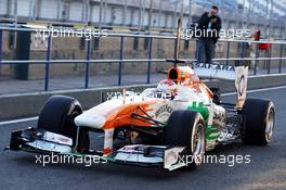 Paul di Resta (GBR) Sahara Force India VJM06. 05.02.2013. Formula One Testing, Day One, Jerez, Spain.