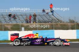 Mark Webber (AUS) Red Bull Racing RB9. 05.02.2013. Formula One Testing, Day One, Jerez, Spain.