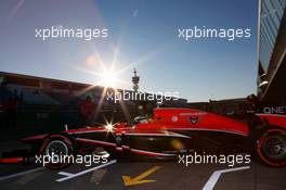 Max Chilton (GBR) Marussia F1 Team MR02 leaves the pits. 05.02.2013. Formula One Testing, Day One, Jerez, Spain.