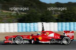 Felipe Massa (BRA) Ferrari F138. 05.02.2013. Formula One Testing, Day One, Jerez, Spain.