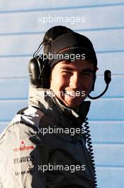 Sergio Perez (MEX) McLaren. 05.02.2013. Formula One Testing, Day One, Jerez, Spain.