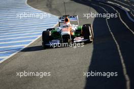 Paul di Resta (GBR) Sahara Force India VJM06. 05.02.2013. Formula One Testing, Day One, Jerez, Spain.