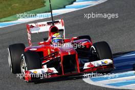 Felipe Massa (BRA) Ferrari F138. 05.02.2013. Formula One Testing, Day One, Jerez, Spain.