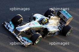 Nico Rosberg (GER) Mercedes AMG F1 W04. 05.02.2013. Formula One Testing, Day One, Jerez, Spain.