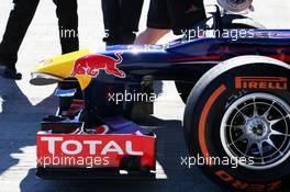 Red Bull Racing RB9 front wing and nosecone. 05.02.2013. Formula One Testing, Day One, Jerez, Spain.