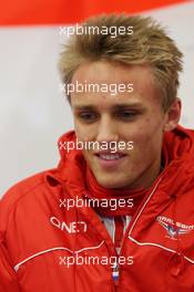 Max Chilton (GBR) Marussia F1 Team. 05.02.2013. Formula One Testing, Day One, Jerez, Spain.