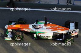 Paul di Resta (GBR) Sahara Force India VJM06. 05.02.2013. Formula One Testing, Day One, Jerez, Spain.