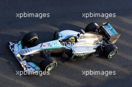 Nico Rosberg (GER) Mercedes AMG F1 W04. 05.02.2013. Formula One Testing, Day One, Jerez, Spain.