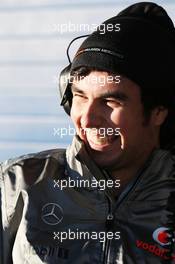 Sergio Perez (MEX) McLaren. 05.02.2013. Formula One Testing, Day One, Jerez, Spain.