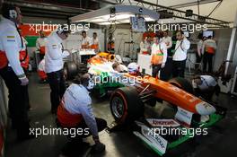 Paul di Resta (GBR) Sahara Force India VJM06. 05.02.2013. Formula One Testing, Day One, Jerez, Spain.