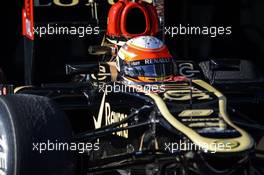 Romain Grosjean (FRA) Lotus F1 E21. 06.02.2013. Formula One Testing, Day Two, Jerez, Spain.