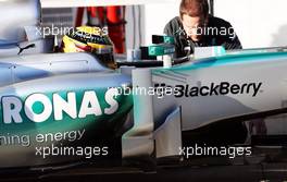 Lewis Hamilton (GBR) Mercedes AMG F1 W04. 06.02.2013. Formula One Testing, Day Two, Jerez, Spain.