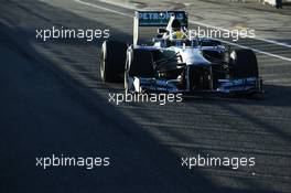 Lewis Hamilton (GBR) Mercedes AMG F1 W04. 06.02.2013. Formula One Testing, Day Two, Jerez, Spain.