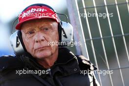 Niki Lauda (AUT) Mercedes Non-Executive Chairman. 06.02.2013. Formula One Testing, Day Two, Jerez, Spain.