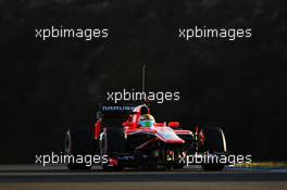 Luiz Razia (BRA) Marussia F1 Team MR02. 06.02.2013. Formula One Testing, Day Two, Jerez, Spain.