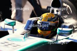 Lewis Hamilton (GBR) Mercedes AMG F1 W04. 06.02.2013. Formula One Testing, Day Two, Jerez, Spain.