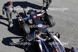 Nico Hulkenberg (GER) Sauber C32. 06.02.2013. Formula One Testing, Day Two, Jerez, Spain.