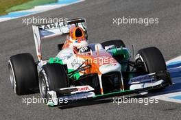 Paul di Resta (GBR) Sahara Force India VJM06. 06.02.2013. Formula One Testing, Day Two, Jerez, Spain.