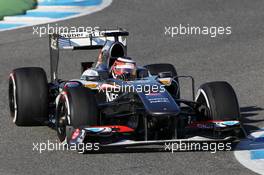 Nico Hulkenberg (GER) Sauber C32. 06.02.2013. Formula One Testing, Day Two, Jerez, Spain.