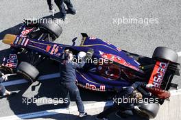 Daniel Ricciardo (AUS) Scuderia Toro Rosso STR8. 06.02.2013. Formula One Testing, Day Two, Jerez, Spain.