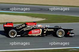 Romain Grosjean (FRA) Lotus F1 E21. 06.02.2013. Formula One Testing, Day Two, Jerez, Spain.