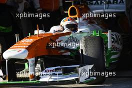 Paul di Resta (GBR) Sahara Force India VJM06. 06.02.2013. Formula One Testing, Day Two, Jerez, Spain.