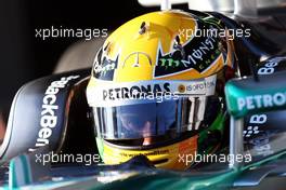 Lewis Hamilton (GBR) Mercedes AMG F1 W04. 06.02.2013. Formula One Testing, Day Two, Jerez, Spain.