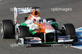 Paul di Resta (GBR) Sahara Force India VJM06. 06.02.2013. Formula One Testing, Day Two, Jerez, Spain.