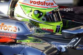 Sergio Perez (MEX) McLaren MP4-28. 06.02.2013. Formula One Testing, Day Two, Jerez, Spain.