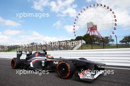 Nico Hulkenberg (GER) Sauber C32. 11.10.2013. Formula 1 World Championship, Rd 15, Japanese Grand Prix, Suzuka, Japan, Practice Day.