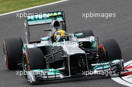 Lewis Hamilton (GBR) Mercedes AMG F1 W04. 11.10.2013. Formula 1 World Championship, Rd 15, Japanese Grand Prix, Suzuka, Japan, Practice Day.