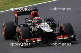 Kimi Raikkonen (FIN) Lotus F1 E21. 11.10.2013. Formula 1 World Championship, Rd 15, Japanese Grand Prix, Suzuka, Japan, Practice Day.
