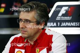Pat Fry (GBR) Ferrari Deputy Technical Director and Head of Race Engineering in the FIA Press Conference. 11.10.2013. Formula 1 World Championship, Rd 15, Japanese Grand Prix, Suzuka, Japan, Practice Day.