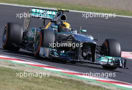 Lewis Hamilton (GBR), Mercedes Grand Prix  11.10.2013. Formula 1 World Championship, Rd 15, Japanese Grand Prix, Suzuka, Japan, Practice Day.