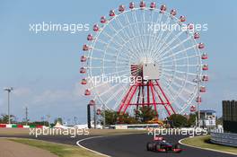 Jenson Button (GBR) McLaren MP4-28. 11.10.2013. Formula 1 World Championship, Rd 15, Japanese Grand Prix, Suzuka, Japan, Practice Day.