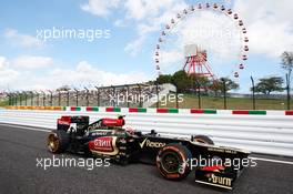 Romain Grosjean (FRA) Lotus F1 E21. 11.10.2013. Formula 1 World Championship, Rd 15, Japanese Grand Prix, Suzuka, Japan, Practice Day.