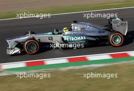 Nico Rosberg (GER), Mercedes GP  11.10.2013. Formula 1 World Championship, Rd 15, Japanese Grand Prix, Suzuka, Japan, Practice Day.