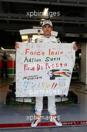 Adrian Sutil (GER) Sahara Force India F1. 13.10.2013. Formula 1 World Championship, Rd 15, Japanese Grand Prix, Suzuka, Japan, Race Day.