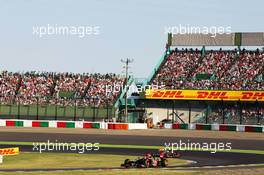 Kimi Raikkonen (FIN) Lotus F1 E21. 13.10.2013. Formula 1 World Championship, Rd 15, Japanese Grand Prix, Suzuka, Japan, Race Day.
