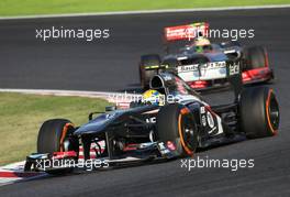 Esteban Gutierrez (MEX), Sauber F1 Team  13.10.2013. Formula 1 World Championship, Rd 15, Japanese Grand Prix, Suzuka, Japan, Race Day.