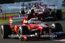 Felipe Massa (BRA) Ferrari F138. 13.10.2013. Formula 1 World Championship, Rd 15, Japanese Grand Prix, Suzuka, Japan, Race Day.