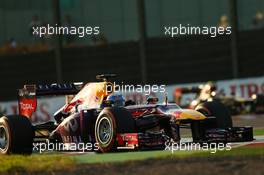 Sebastian Vettel (GER) Red Bull Racing RB9. 13.10.2013. Formula 1 World Championship, Rd 15, Japanese Grand Prix, Suzuka, Japan, Race Day.