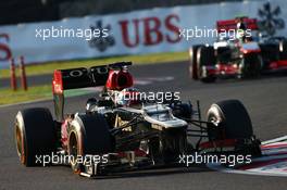 Kimi Raikkonen (FIN) Lotus F1 E21. 13.10.2013. Formula 1 World Championship, Rd 15, Japanese Grand Prix, Suzuka, Japan, Race Day.